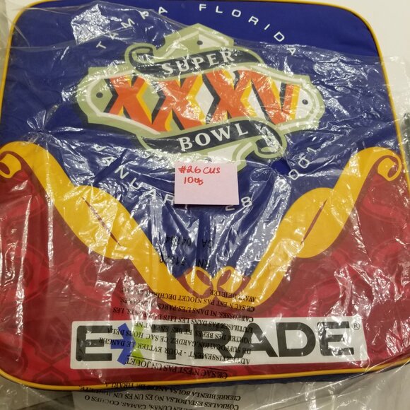 Authentic Super Bowl XXXV Stadium Seat Cushion, Tampa, Florida, Rare Collectible - Picture 12 of 13